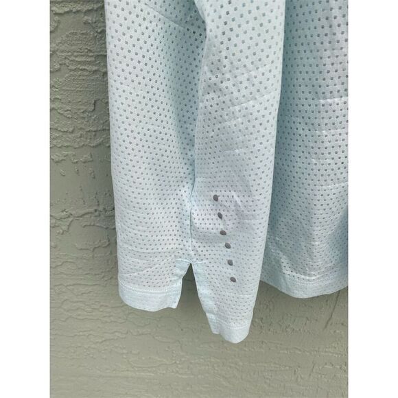 Nike Women's Dri-FIT Tank Top Light Blue Size M Gym Training Sleeveless - Picture 3 of 11